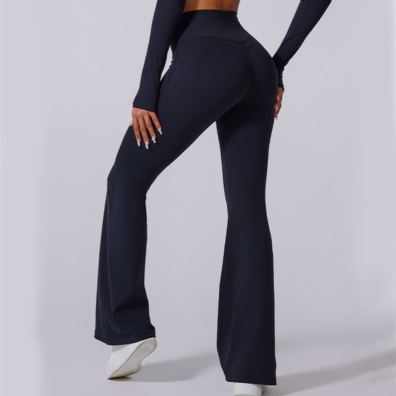 Pantalon de yoga évasé pour femme