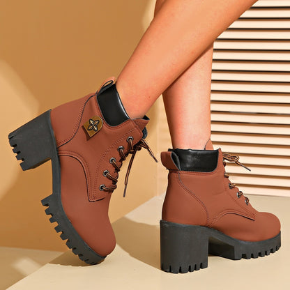 Bottines Chunky Grandes Tailles