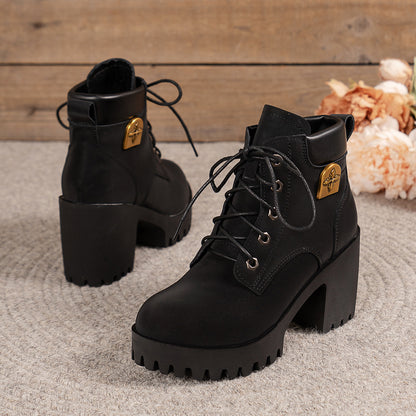 Bottines Chunky Grandes Tailles